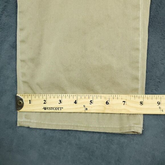 Polo Ralph Lauren Pants Mens 32x28 Classic Fit Chino Flat Front Beige Khaki - Picture 11 of 16